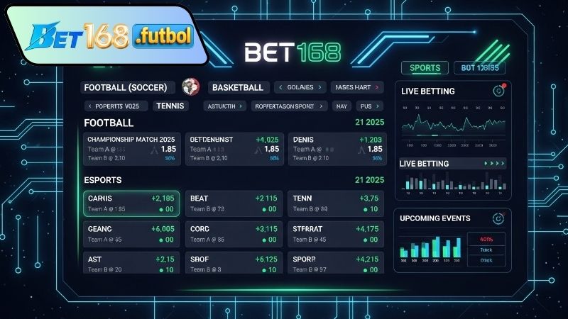 Soi kèo Bet168 2025 – Tỷ lệ chính xác & cập nhật nhanh 2 Điểm nổi bật soi kèo Bet168 2025